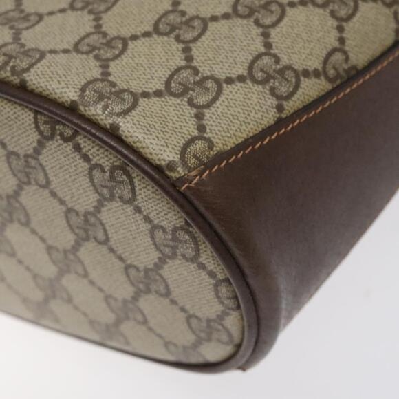 GUCCI GG Supreme Web Sherry Line Shoulder Bag Pvc Beige 40 02 081 - Picture 12 of 16